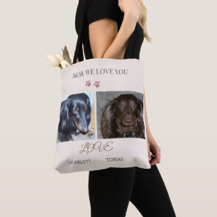 Tote Bag Emportée avec notre amour, Maman