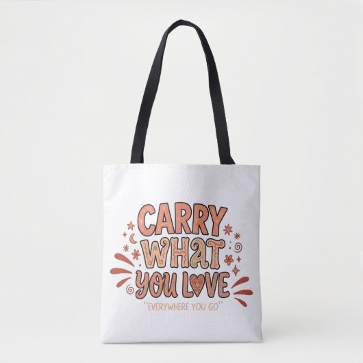Tote Bag Emportez ce que vous aimez (Devant)