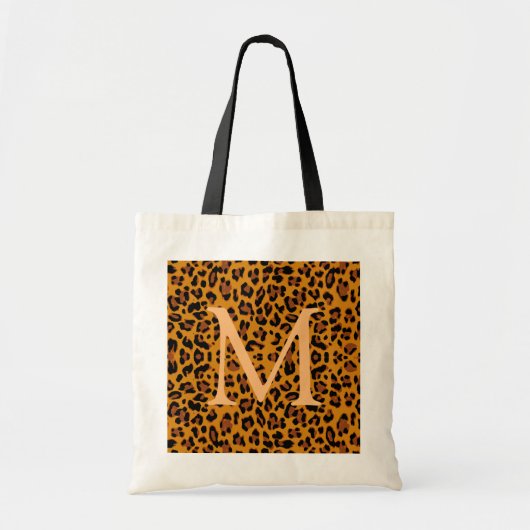Tote Bag Empreinte de léopard (Devant)