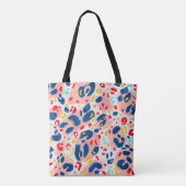 Tote Bag Empreinte de léopard : aquarelle peinte à la main. (Dos)
