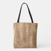 Tote Bag Empreinte de léopard Gold Glam Parties scintillant (Dos)