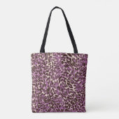 Tote Bag Empreinte de léopard, Motif animal classique. (Dos)