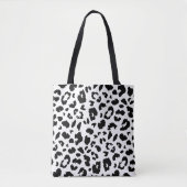 Tote Bag Empreinte de léopard personnalisable (Devant)