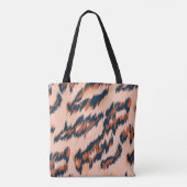 Tote Bag Empreinte de léopard : Textile Design sans joint. (Dos)