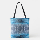 Tote Bag Empreinte de lune de méduse (Dos)