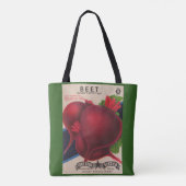Tote Bag Empreinte de paquets de semences de betteraves des (Dos)