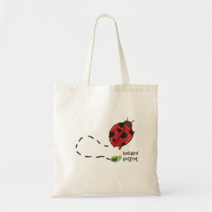 Tote Bag empreinte de pas de coccinelle