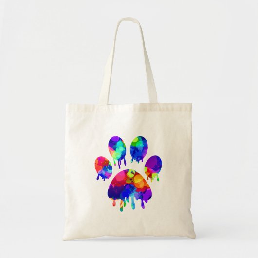 Tote Bag Empreinte de patte (Devant)