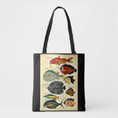 Tote Bag empreinte de poisson (Devant)