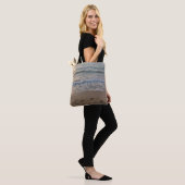 Tote Bag Empreintes dans le Sable (Sur le modèle)