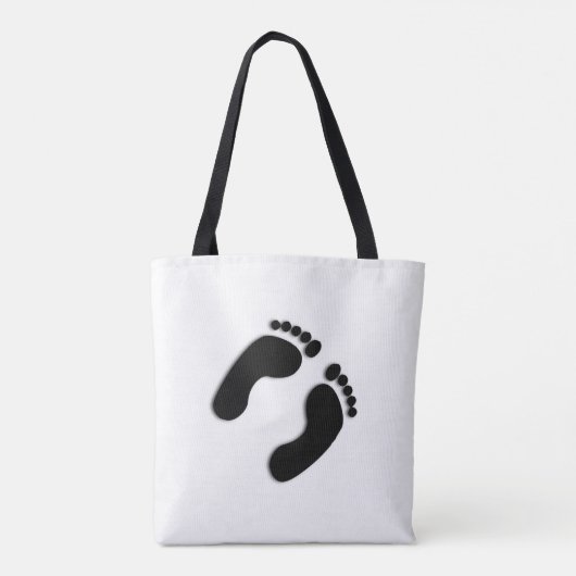 Tote Bag Empreintes de pas (Dos)