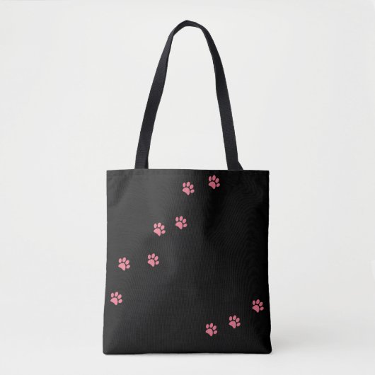 Tote Bag Empreintes de pattes (Devant)