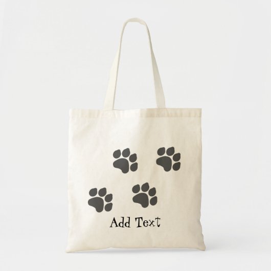 Tote Bag Empreintes de pattes (Devant)