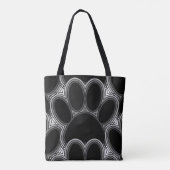 Tote Bag Empreintes de pattes chiots (Dos)