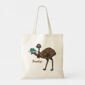 Tote Bag Emu avec dessin animé d'oeufs (Dos)
