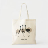 Tote Bag Emus Bird Lovers Personnalisé (Devant)