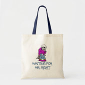 Tote Bag En Attendant M. Right (Devant)