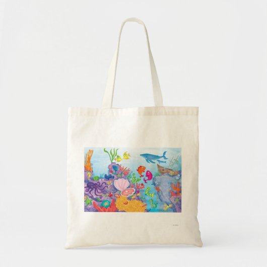 Tote Bag En Bas Dans L'Océan (Devant)