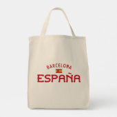 Tote Bag En détresse Barcelone Espagne (España) (Dos)