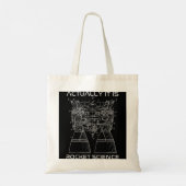 Tote Bag En Fait C'Est Rocket Science Math Engineering Tea (Dos)