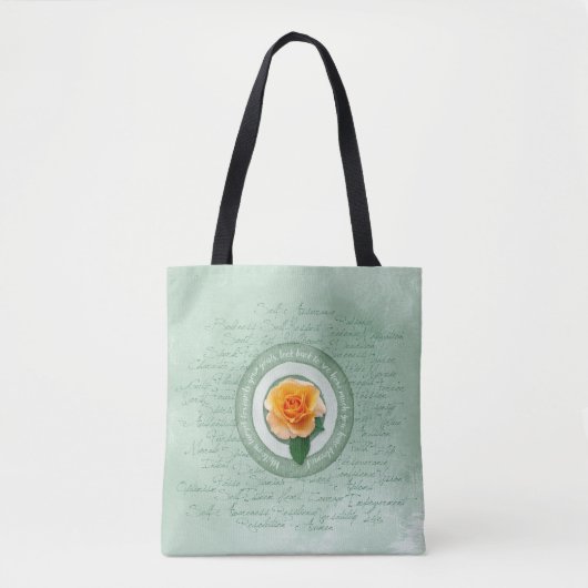 Tote Bag En fleurs (Devant)