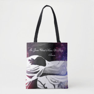 Tote Bag En Jésus Christ Nom Nous Prions Amen
