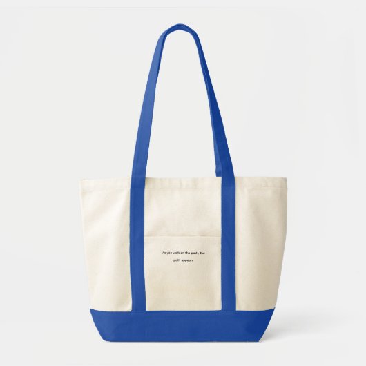 Tote Bag "En marchant sur le chemin" (Devant)