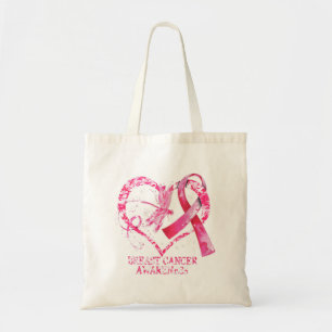 Tote Bag En Octobre Nous Portons Pink Breast Cancer Sensibi