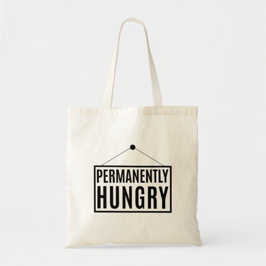Tote Bag En permanence affamé (Devant)