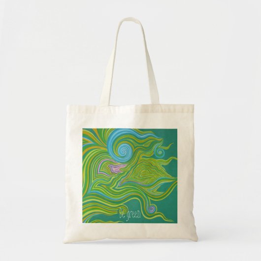Tote Bag En vert (Devant)