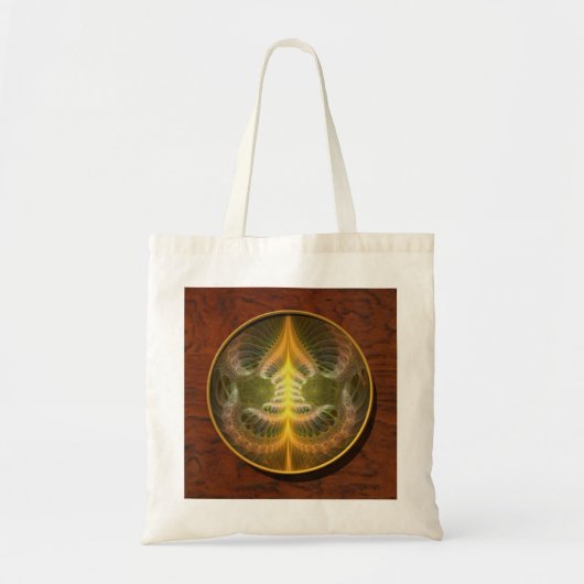 Tote Bag Enameled Brass Tray (Devant)