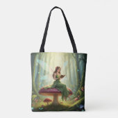 Tote Bag Enchanted Day Fairy Reading a Book (Dos)