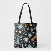 Tote Bag Enchanted Winter Forest: Whimsical Yule  (Devant)