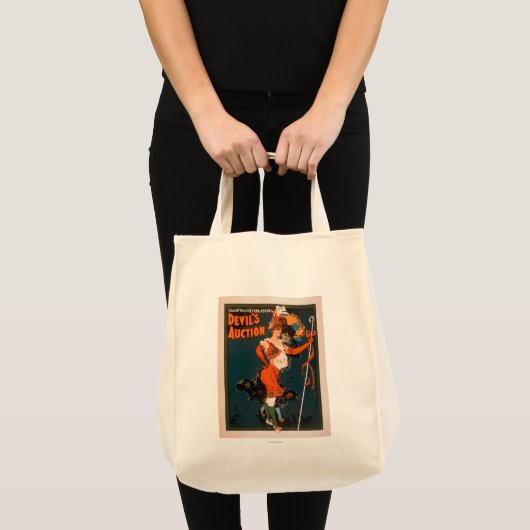 Tote Bag Enchère du diable Femme en Costume Théâtre 2 (Devant (produit))