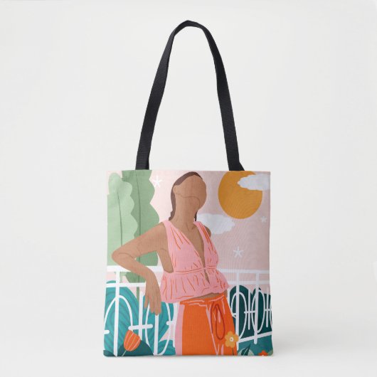 Tote Bag Encore une journée chaude (Devant)