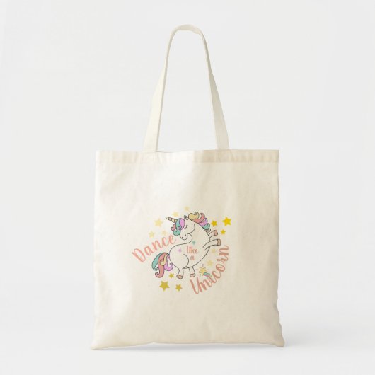 Tote Bag Encouragement de licorne mignonne (Devant)