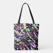 Tote Bag encre arc-en-ciel extrême : (Dos)