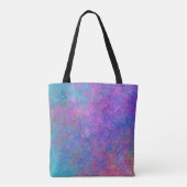 Tote Bag Encre d'alcool arc-en-ciel, Abstrait coloré (Dos)