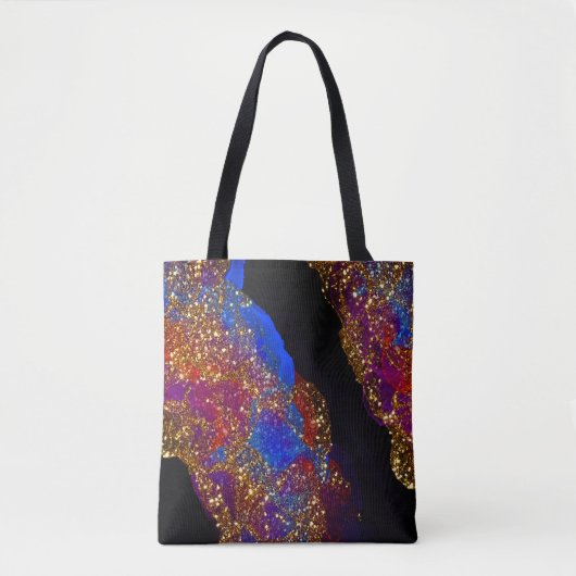Tote Bag Encre d'alcool glacée (Devant)