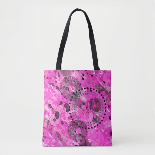 Tote Bag Encre rose (Devant)