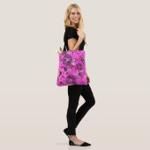 Tote Bag Encre rose (Sur le modèle)