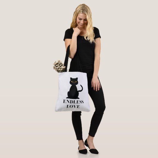 Tote Bag endless love (Sur le modèle)