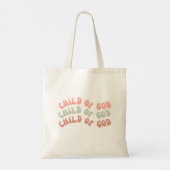 Tote Bag Enfant de Dieu Vagues rétro (Dos)