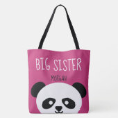 Tote Bag Enfant de mêmes parents d'animal de visage d'ours (Dos)