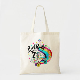 Tote Bag Enfants 7 ans Anniversaire Fille Roller Patinage U