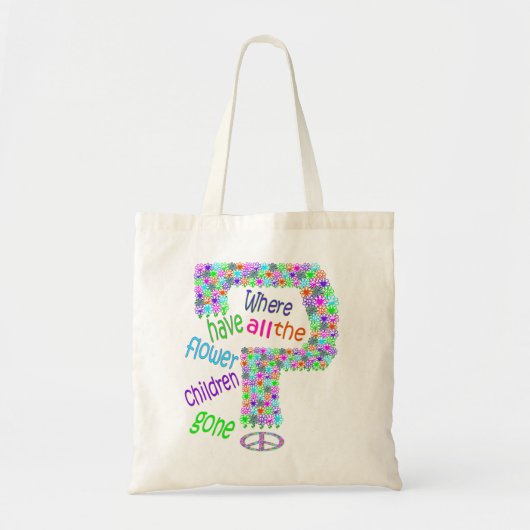 Tote Bag Enfants à fleurs (Devant)
