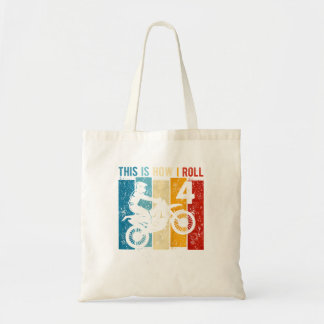 Tote Bag Enfants Anniversaire Bois Motocross Anniversaire