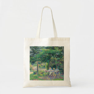 Tote Bag Enfants attablés dans le jardin Camille Pissarro  