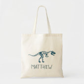 Tote Bag Enfants Cute T-Rex Dinosaur Fossil Boys School (Devant)