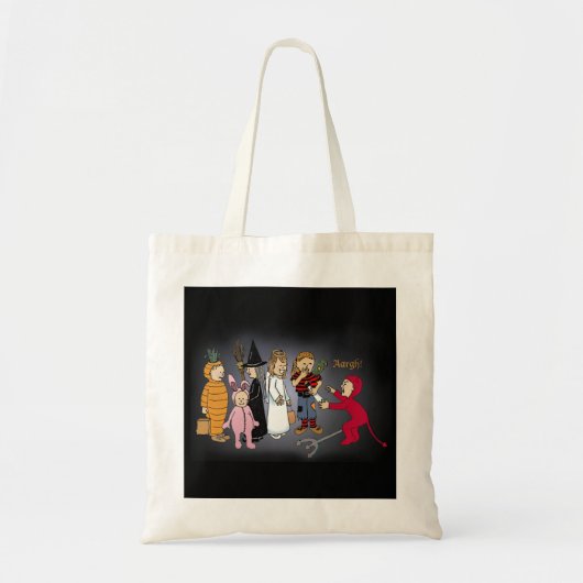 Tote Bag Enfants dans des costumes de Halloween (Devant)